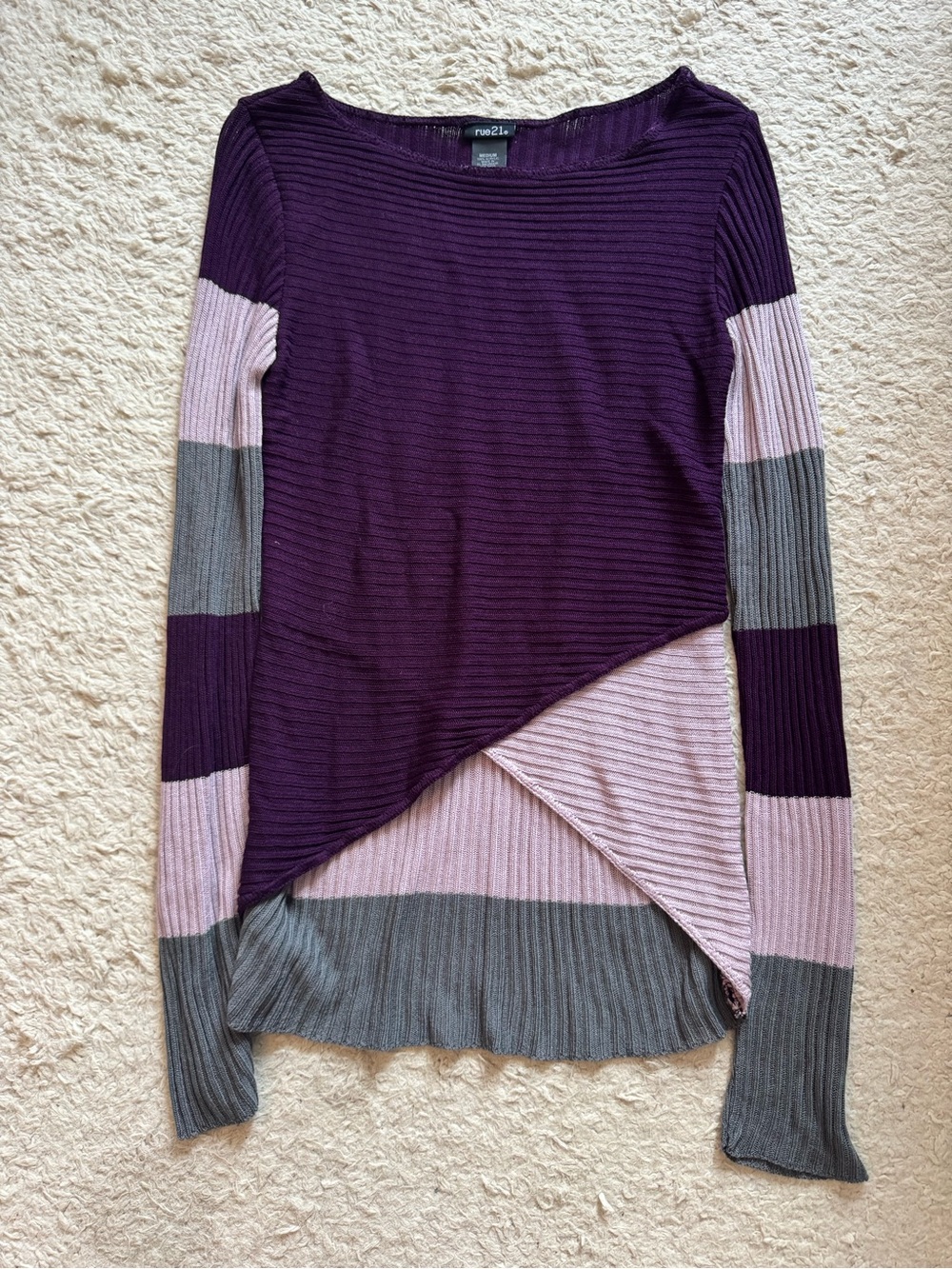Rue21 stripe knit top